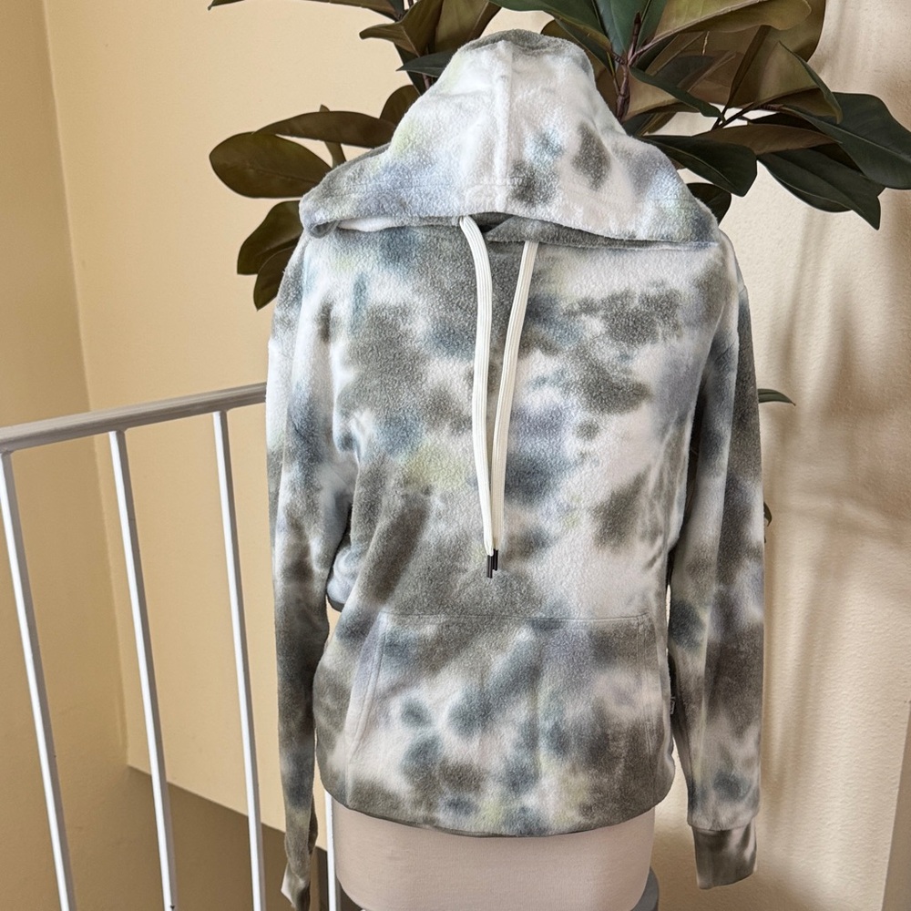 Feat Unisex Blanketblend Hoodie Long Sleeve Pullover Tie-Dye Sweatshirt Size S